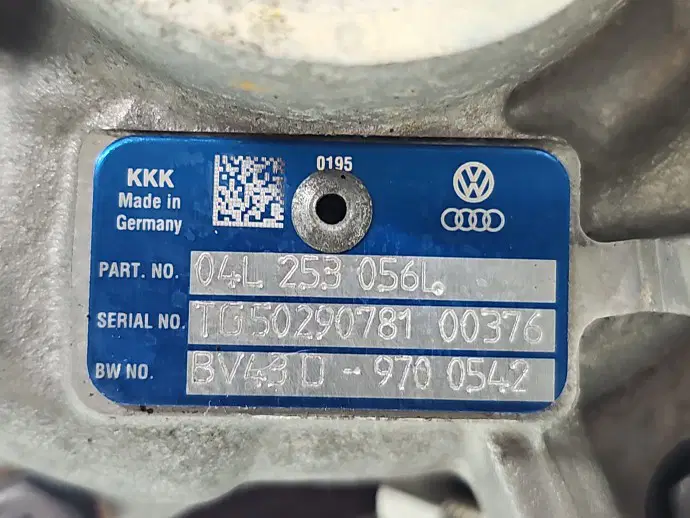 Turbina AUDI A6 (4G2, C7) [Fabr 2012-2017] 04L253056L 2.0 TDI DDDA 140KW / 190CP