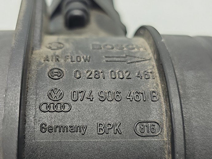 Debitmetru aer AUDI A3 (8P1) [Fabr 2003-2012] 074906461B 2.0 TDI BMM 103KW / 140CP