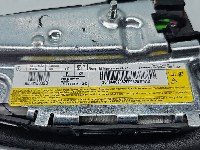 Airbag lateral dreapta Mercedes Clasa C (W204) [Fabr 2007-2014] 605010800