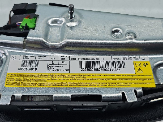 Airbag lateral stanga Mercedes Clasa C (W204) [Fabr 2007-2014] 605010801