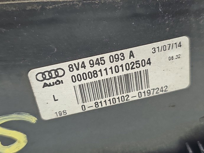 Stop haion stanga AUDI A3 (8VA) [Fabr 2012-2020] Sportback S-line, Quattro 8V4945093A