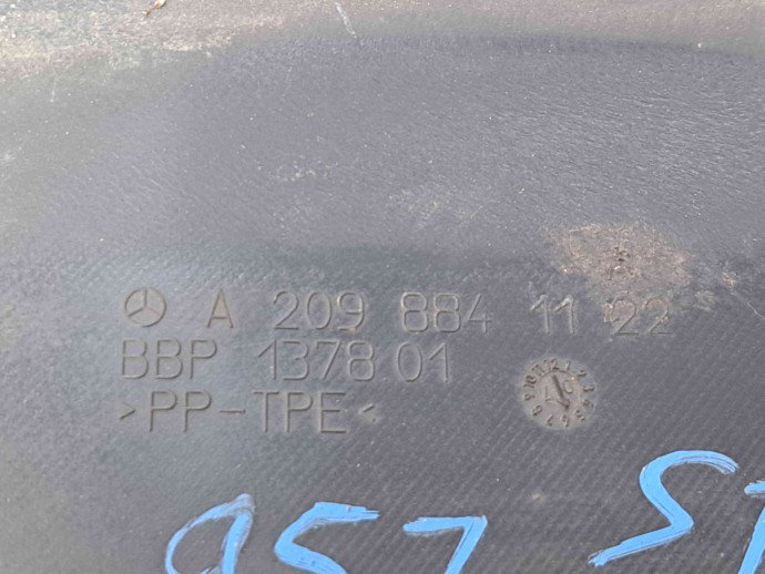 Carenaj roata stanga fata Mercedes Clasa CLK (C209) [Fabr 2002-2009] A2098841122