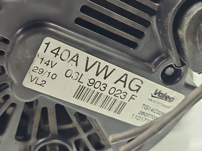 Alternator Skoda Octavia 2 (1Z3) [Fabr 2004-2013] 03L903023F 1.6 TDI CAYC 77KW / 105CP