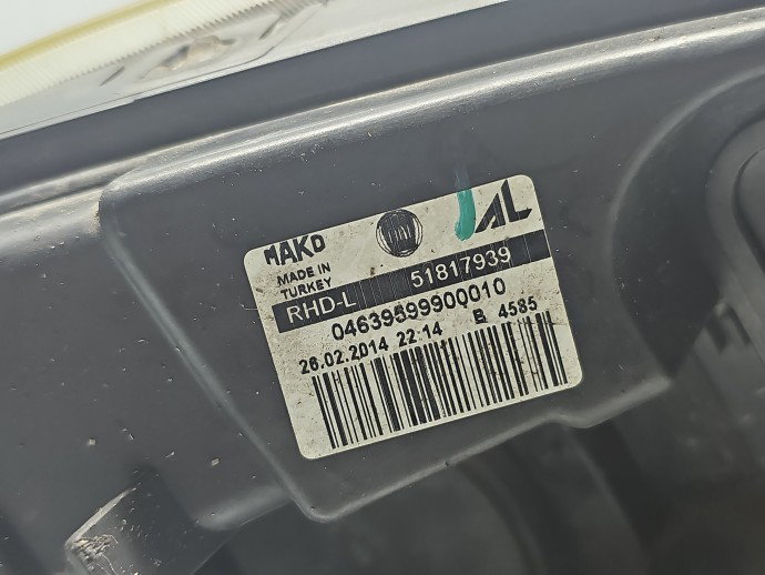 Far stanga Fiat Doblo Cargo Corto [Fabr 2010-2022]   51817939