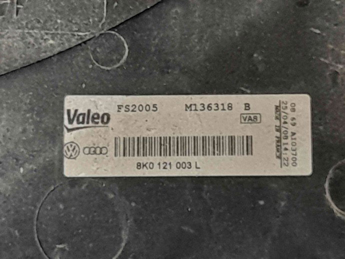 Electroventilator 8K0121003L Audi A4 (8K5, B8) [Fabr 2008-2015] 2.0