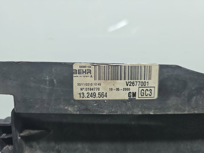 Electroventilator Opel Corsa E [Fabr 2014-prezent] 13249564 1.4 Benz B14XEJ 55KW / 75CP