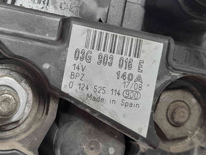 Alternator 03G903016E Audi A4 (8K5, B8) [Fabr 2008-2015]
