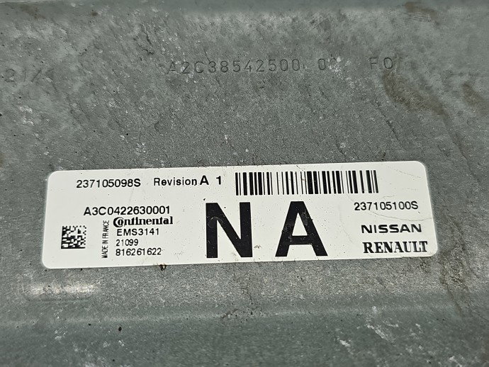 Calculator motor ECU Dacia Duster 2 [Fabr 2017-2023] 237105098S 1.0 Benz H4D450 66KW / 90CP