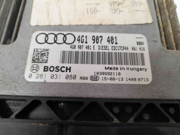 Calculator motor ECU 4G1907401 AUDI A6 (4G5, C7) [Fabr 2011-2017] 3.0 CTCC