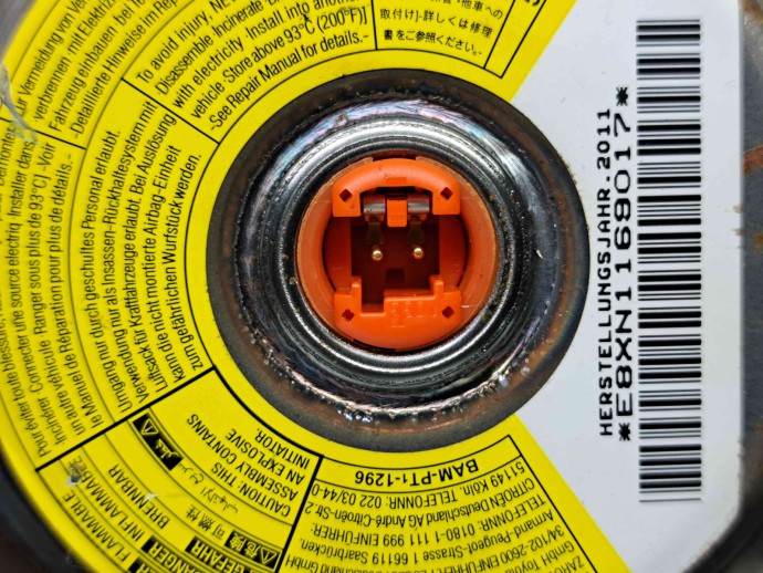  Airbag volan Citroen C1 (PM, PN) [ Fabr 2005-2014] OEM