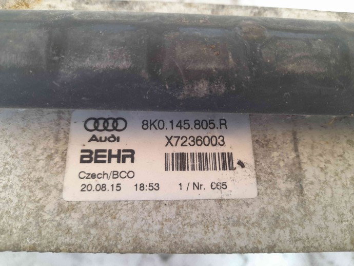 Radiator intercooler 8K0145805R AUDI A6 (4G5, C7) [Fabr 2011-2017] 3.0 CTCC