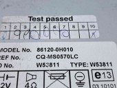  Radio CD Citroen C1 (PM, PN) [ Fabr 2005-2014] 86120-0H010