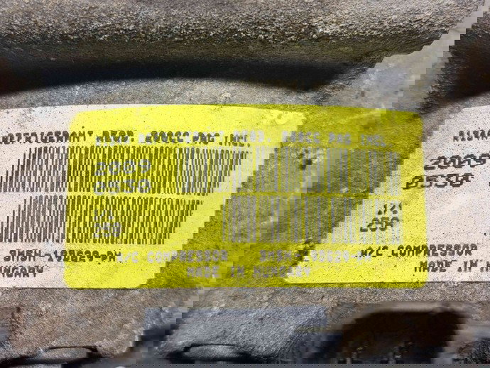 Compresor clima Ford Focus 2 (DA) [Fabr 2004-2012] 3M5H-19D629-PH 1.6 PFI C16HDEZ 74KW / 101CP  