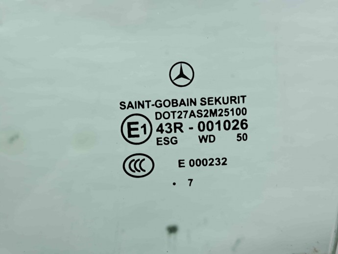 Geam usa stanga fata Mercedes Clasa CLK (C209) [Fabr 2002-2009] OEM