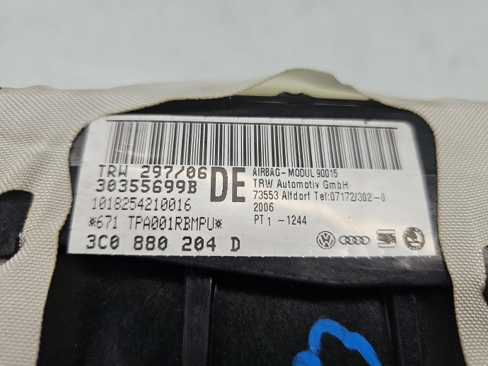 Airbag pasager Volkswagen Passat B6 Variant (3C5) [Fabr 2005-2010] 3c0880204d
