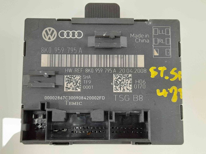 Modul usa stanga spate 8K0959795A Audi A4 (8K5, B8) [Fabr 2008-2015] 