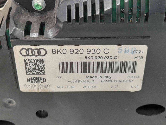 Ceas bord 8K0920930C Audi A4 (8K5, B8) [Fabr 2008-2015] 2.0 CAGB