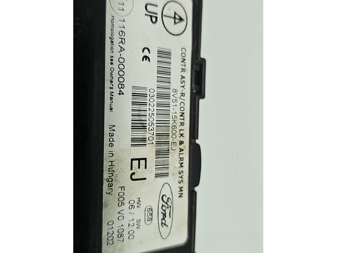 Modul confort Ford Fiesta 6 [Fabr 2008-2019] 8V51-15K600-EJ