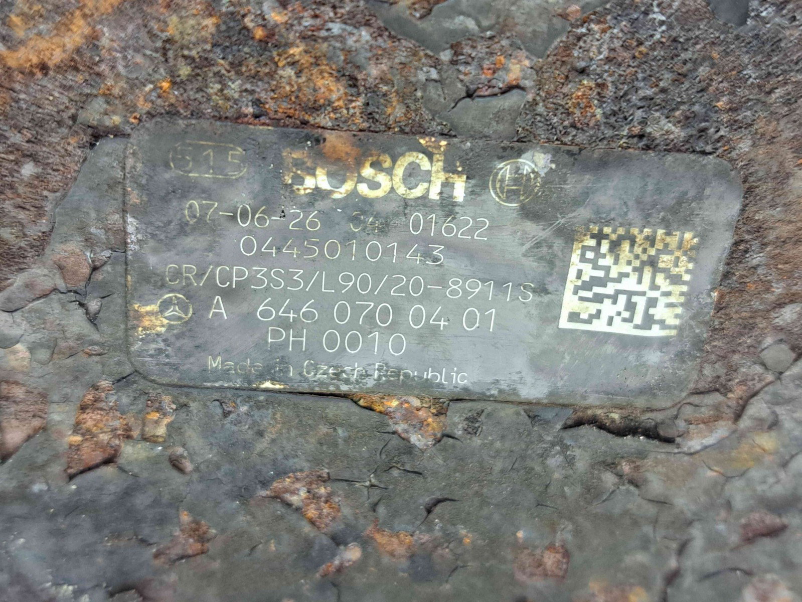 Pompa inalta presiune Mercedes Clasa CLK (C209) [Fabr 2002-2009] A6460700401 n 0445010143 2.2 CDI 646966 110KW / 150CP 2.2 CDI 646966 110KW / 150CP - imagine 3