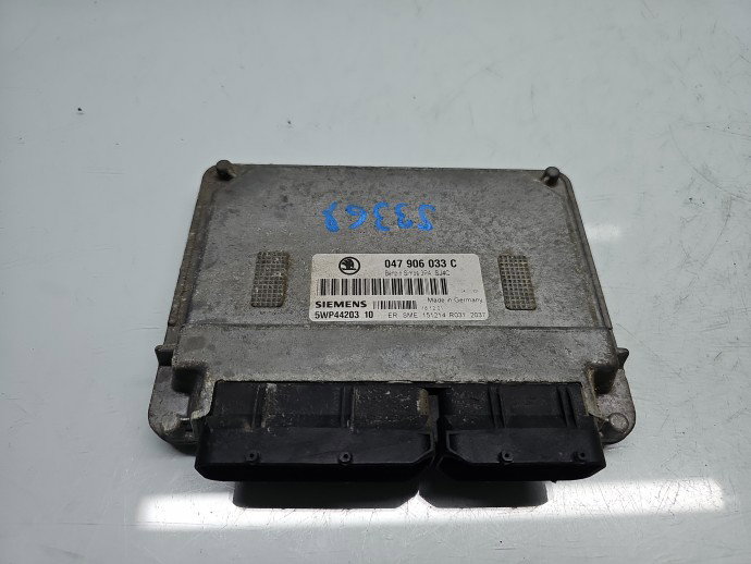 Calculator motor ECU Skoda Fabia 1 (6Y2) [Fabr 1999-2008] 047906033C 1.4 Benz AQW 50KW / 68CP