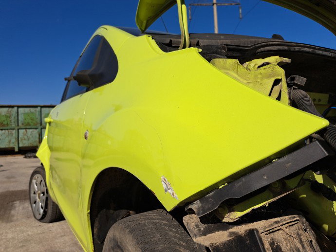 Aripa dreapta fata Ford Ka (RU8) [Fabr 2008-2016] Hatchback VERDE