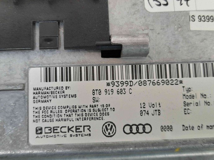 Display bord 8T0919603C Audi A4 (8K5, B8) [Fabr 2008-2015] 2.0 CAGB