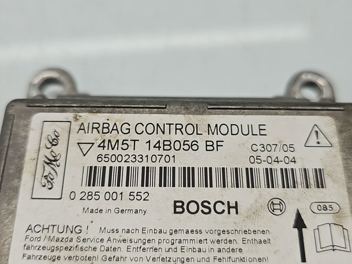 Calculator airbag Ford Focus 2 (DA) [Fabr 2004-2012] 4M5T-14B056-BF 1.6 TDCI HWDA 74KW / 101CP