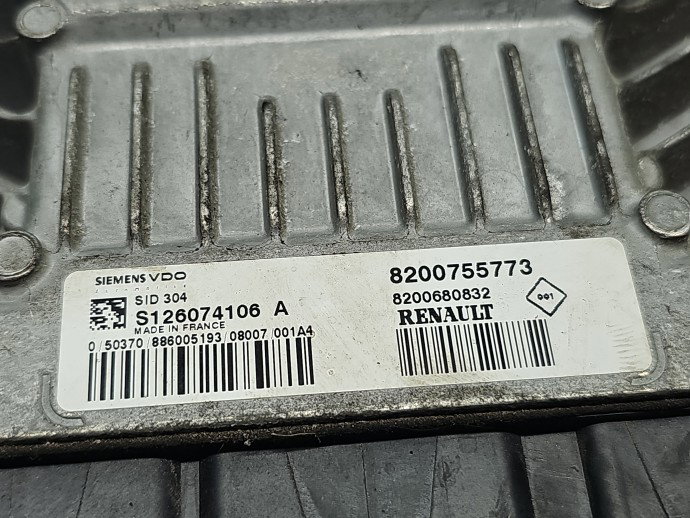 Calculator motor ECU Renault Scenic 2 [Fabr 2003-2008] 8200755773 1.5 dCi K9K7734 76KW / 103CP