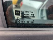 Geam usa dreapta spate Opel Astra J [Fabr 2009-2015] Break OEM
