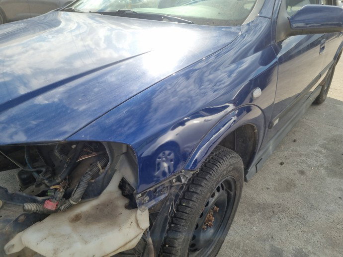 Aripa stanga fata Opel Astra G [Fabr 1998-2004] Berlina ALBASTRU