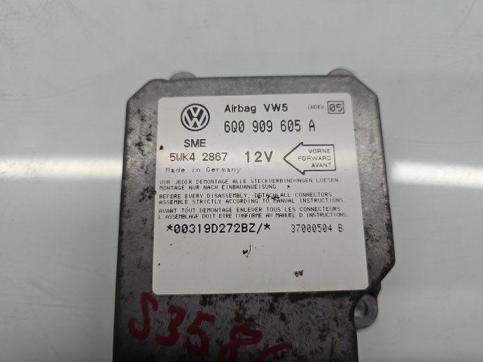 Calculator airbag Seat Leon (1M1) [Fabr 1999-2006] 6Q0909605A 1.9 TDI ASV 81KW / 110CP