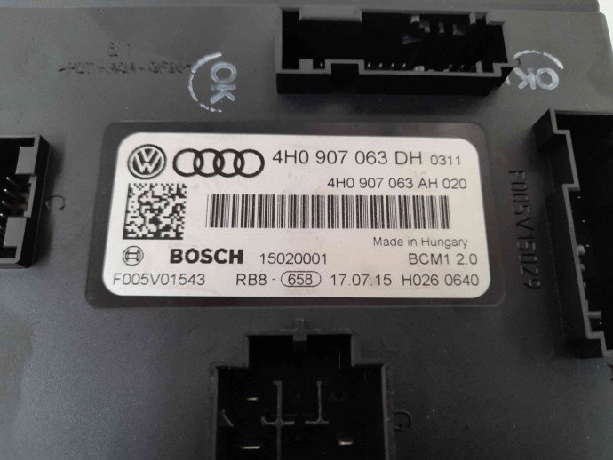 Modul confort 4H0907063DH AUDI A6 (4G5, C7) [Fabr 2011-2017] 3.0 CTCC 