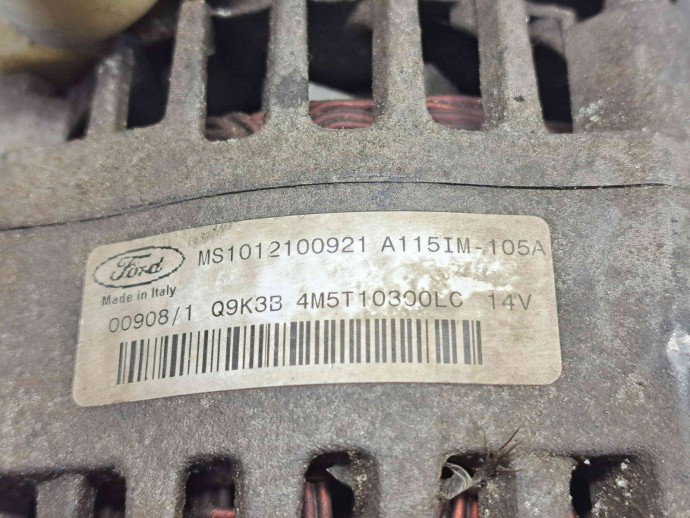 Alternator Ford Focus 2 (DA) [Fabr 2004-2012] 4M5T-10300-LC 2.0 TDCI G6DB 100 KW / 136 CP  