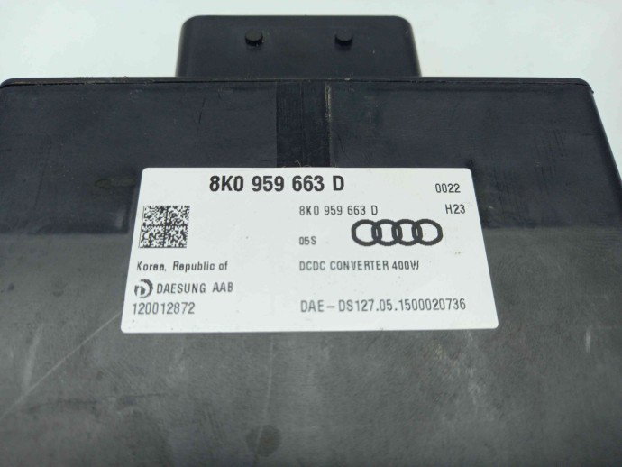 Modul stabilizator tensiune 8K0959663D AUDI A6 (4G5, C7) [Fabr 2011-2017]