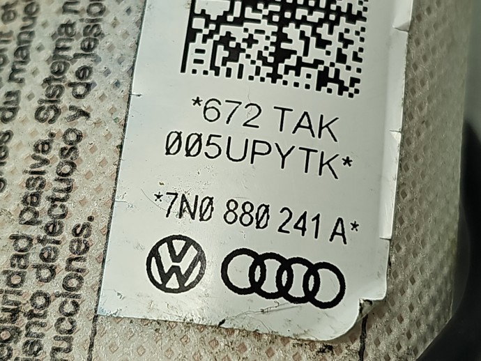 Airbag lateral stanga Volkswagen Sharan (7N) [Fabr 2011-prezent] 7N0880241A
