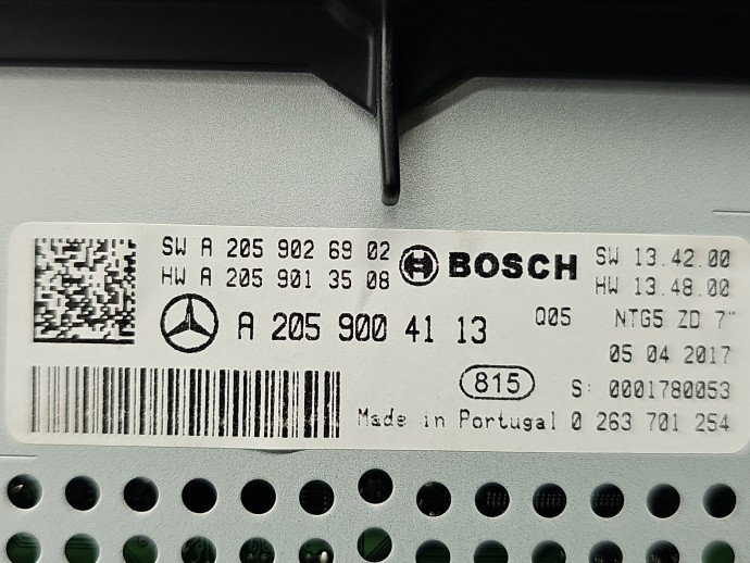 Display bord Mercedes Clasa C (W205) [Fabr 2014-prezent] A2059004113