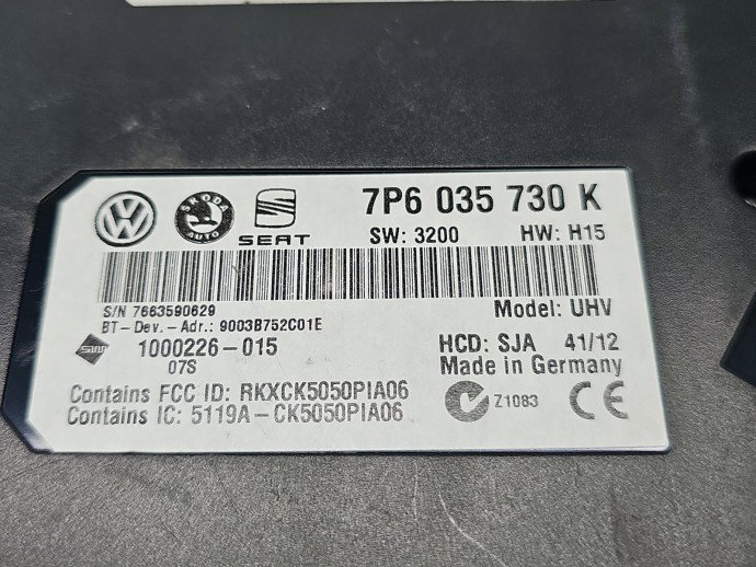 Modul confort Volkswagen Passat B7 (362) [Fabr 2010-2014] 7P6035730K