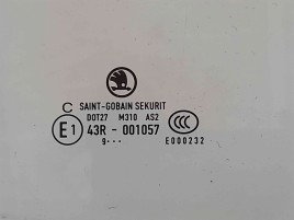 Geam usa dreapta fata OEM Skoda Fabia 2 (5J, 542) [Fabr 2007-2014] 1.2