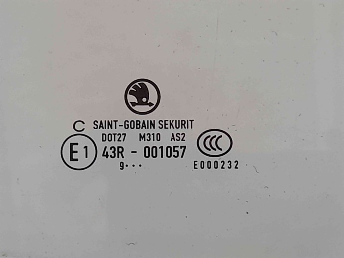 Geam usa dreapta fata OEM Skoda Fabia 2 (5J, 542) [Fabr 2007-2014] 1.2