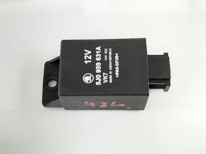 Releu airbag 5J0959631A Skoda Fabia 2 (5J, 542) [Fabr 2007-2014] 1.2