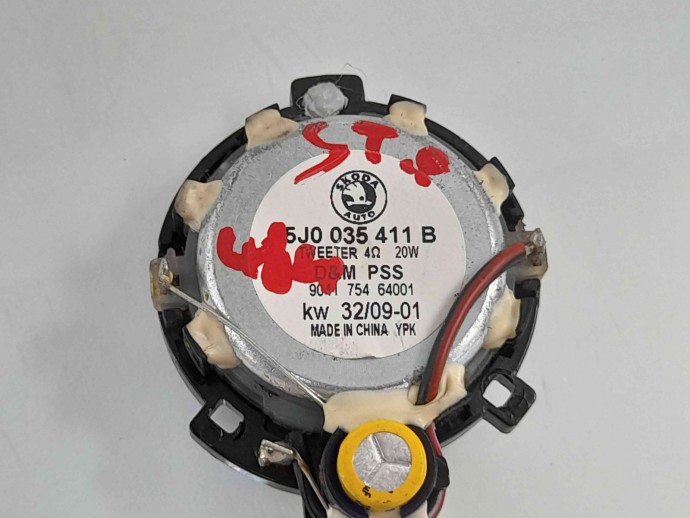 Tweeter stanga 5J0035411B Skoda Fabia 2 (5J, 542) [Fabr 2007-2014] 