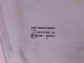 Geam usa dreapta fata OEM Dacia Sandero [Fabr 2008-2012] 1.6 mpi 