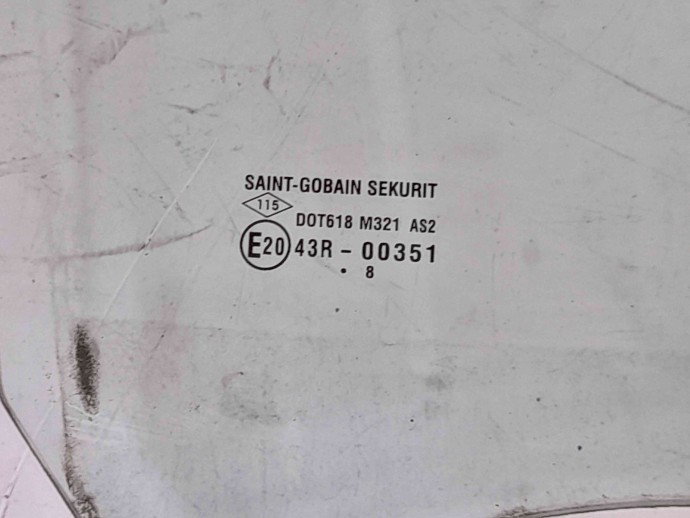 Geam usa dreapta spate OEM Dacia Sandero [Fabr 2008-2012] 1.6 mpi