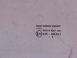 Geam usa stanga fata OEM Dacia Sandero [Fabr 2008-2012] 1.6 mpi 