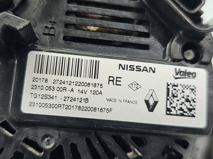Alternator Dacia Duster 2 [Fabr 2017-2023] 231005300R 1.3 Benz H5H470 96KW / 131CP
