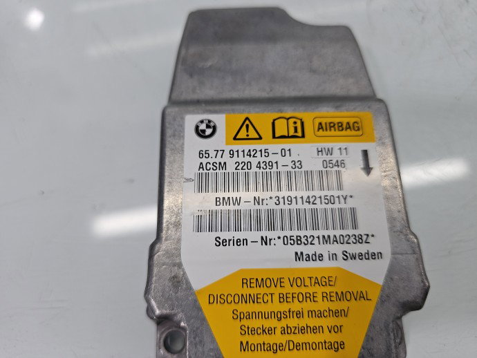 Calculator airbag Bmw e60 9224215 3.0 M57D30O2 170KW / 231CP