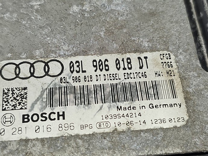 Calculator motor ECU AUDI TT (8J3) [Fabr 2006-2013] 03L906018DT 2.0 TDI CFGB 125KW / 170CP