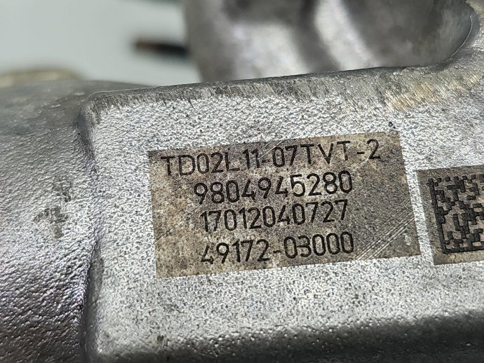 Turbina PEUGEOT 308 (II) [Fabr 2013-2020] 9804945280 1.6 HDI BHY 73KW / 99CP