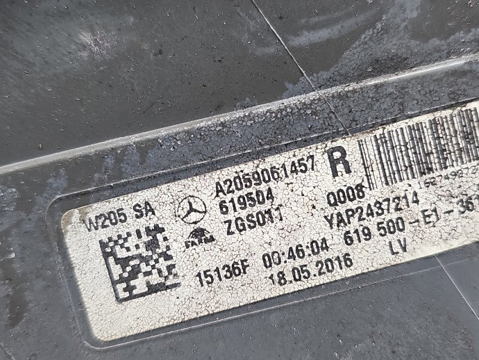 Stop aripa dreapta Mercedes C220 w205 A2059061457