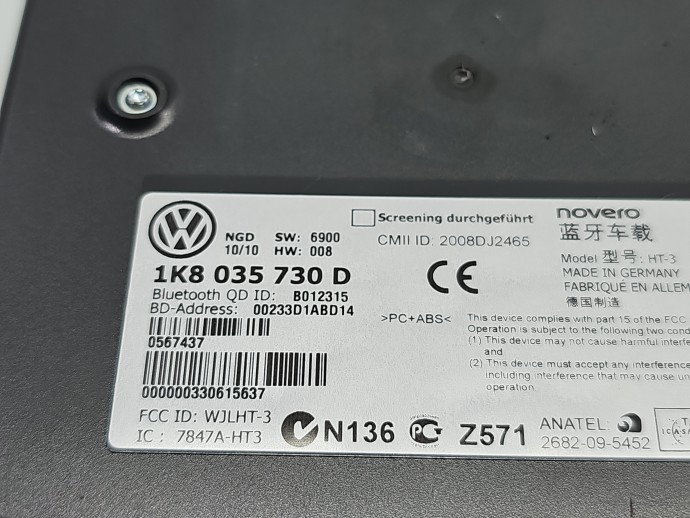 Modul confort VW Passat 3c5 1K8035730D